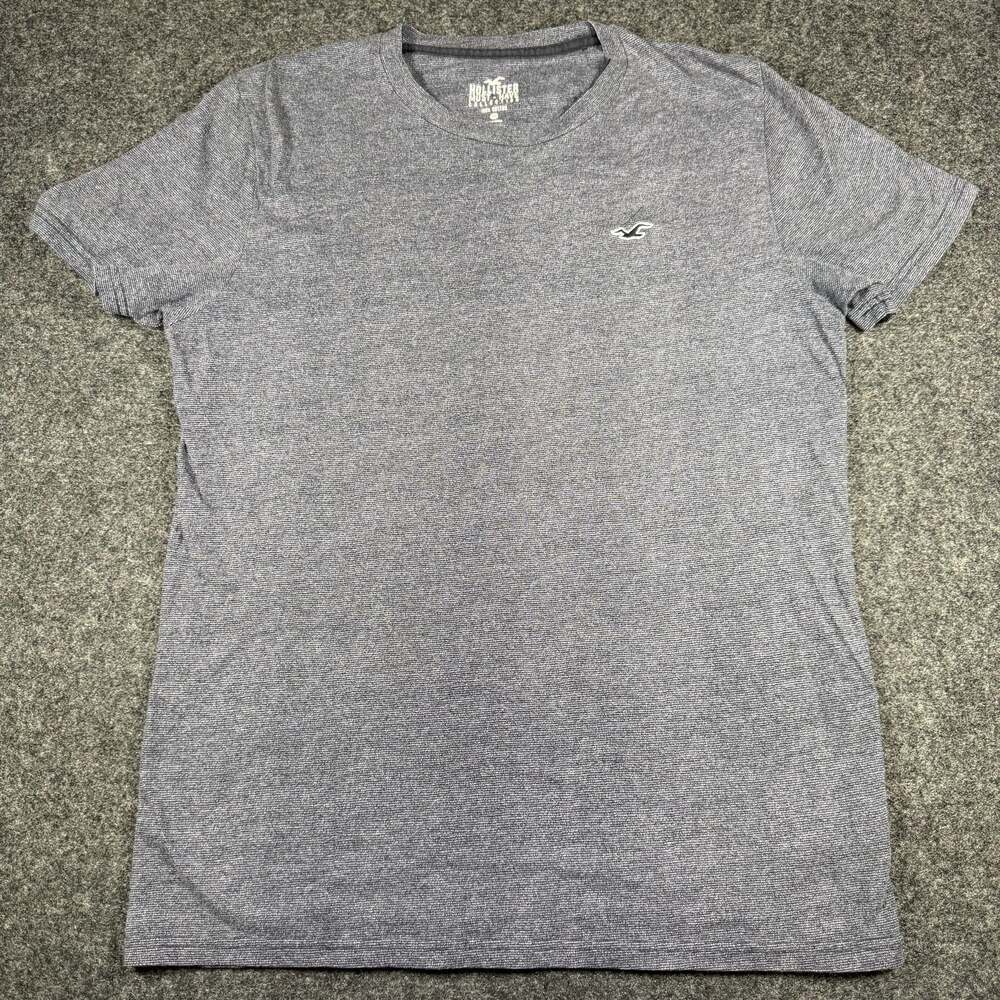 Hollister Must Have Collection Men's Heathered Gray Short Sleeve Crew Neck T-Shi